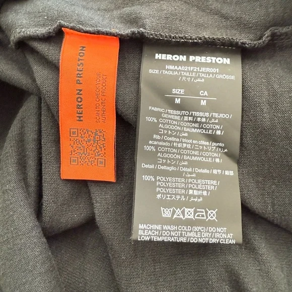 Heron Preston Black T-Shirt